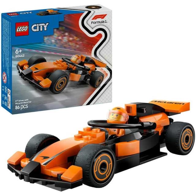 LEGO City - F1 coureur met McLaren racewagen Constructiespeelgoed