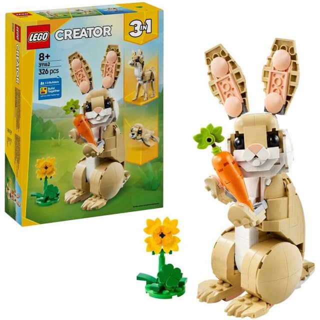 LEGO Creator 3-in-1 - Lief konijn Constructiespeelgoed