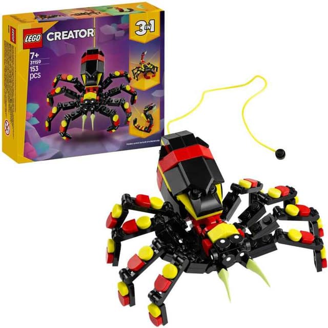 LEGO Creator 3-in-1 - Wilde dieren: spannende spin Constructiespeelgoed