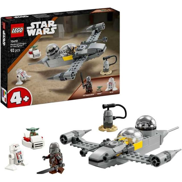 LEGO Star Wars - Mando en Grogu's N-1 Starfighter Constructiespeelgoed