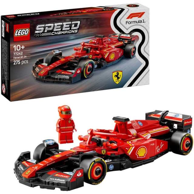 LEGO Speed Champions - Ferrari SF-24 F1 racewagen Constructiespeelgoed