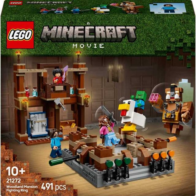 LEGO Minecraft - De arena bij het boslandhuis Constructiespeelgoed