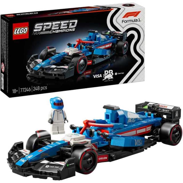 LEGO Speed Champions - Visa Cash App RB VCARB 01 F1 racewagen Constructiespeelgoed