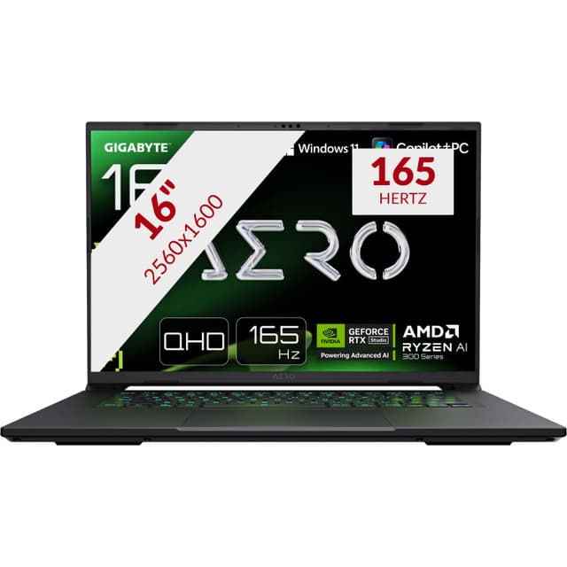 GIGABYTE AERO X16 1VH93EEC64AH 16'' Copilotplus gaming laptop