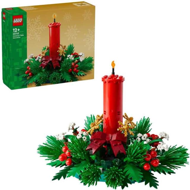 LEGO Icons - Kersttafeldecoratie Constructiespeelgoed