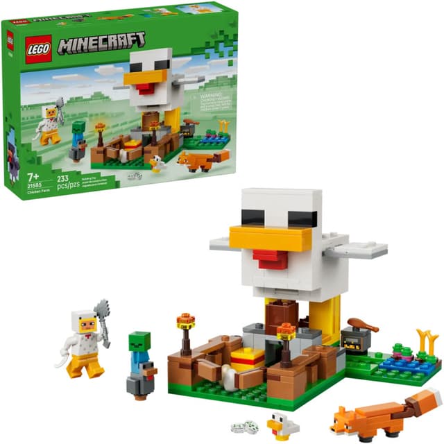 LEGO Minecraft - Kippenboerderij Constructiespeelgoed