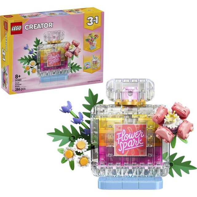 LEGO Creator 3-in-1 - Parfumfles met bloemen Constructiespeelgoed