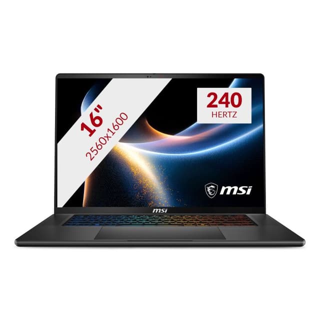 MSI Stealth 16 AI+ B3WF-011NL 16'' Copilotplus gaming laptop