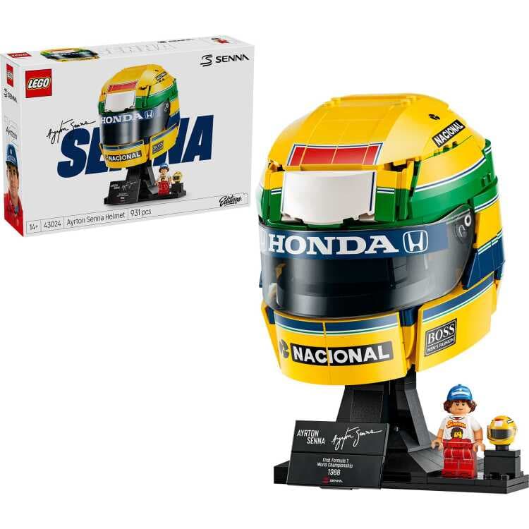 LEGO Editions - Helm van Ayrton Senna Constructiespeelgoed — afbeelding 1