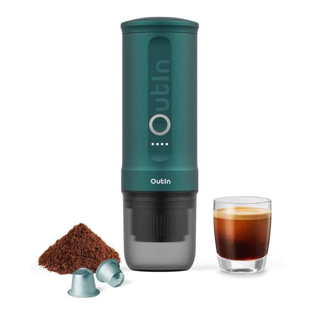 OutIn Nano Portable Espresso Machine - Teal espressomachine